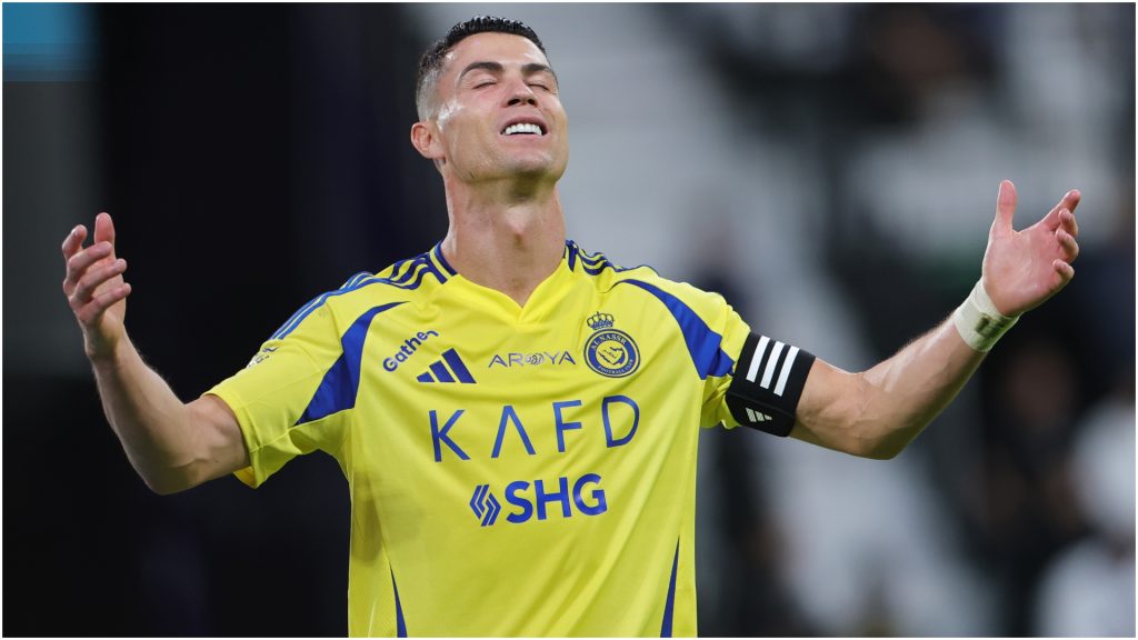 Cristiano Ronaldo playing for Al Nassr