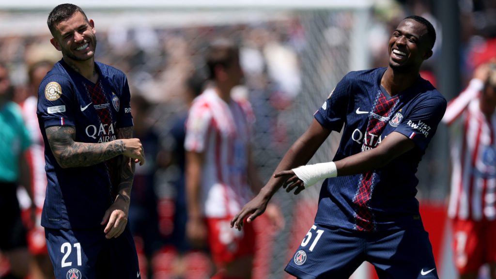 PSG stars William Pacho and Lucas Hernandez
