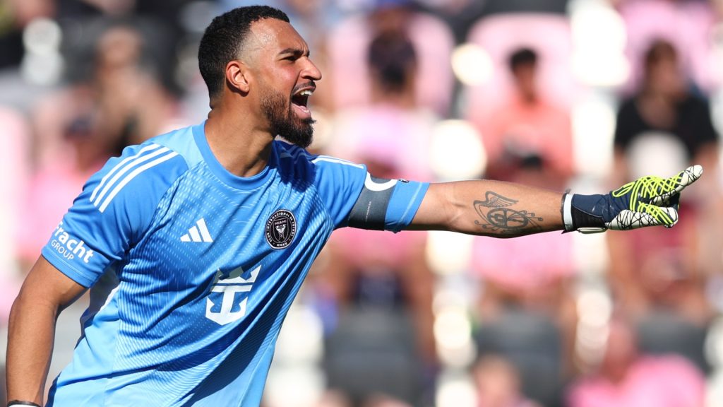 Drake Callender playing for Inter Miami