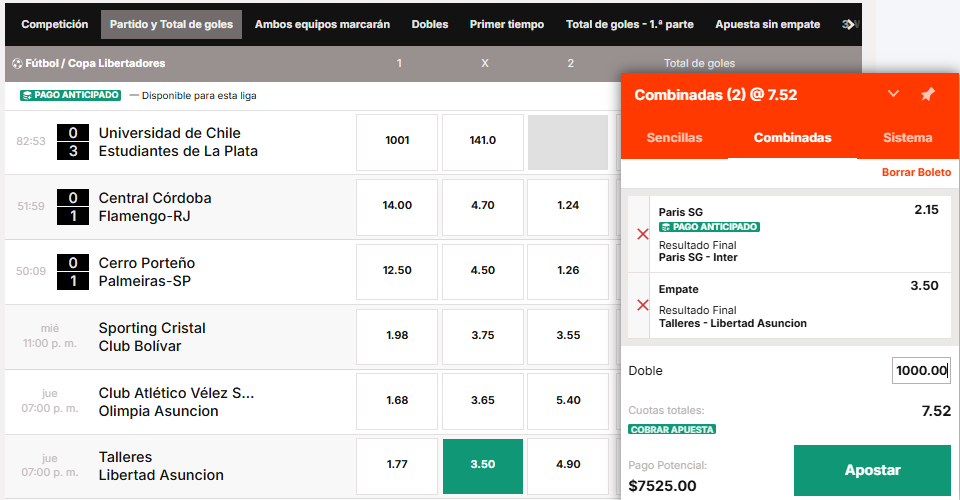 betwarrior como apostar