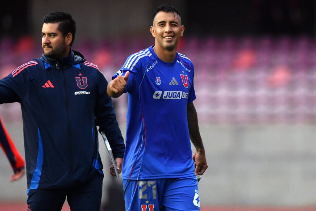 Contreras fue una de las figuras de la U. | Foto: Photosport