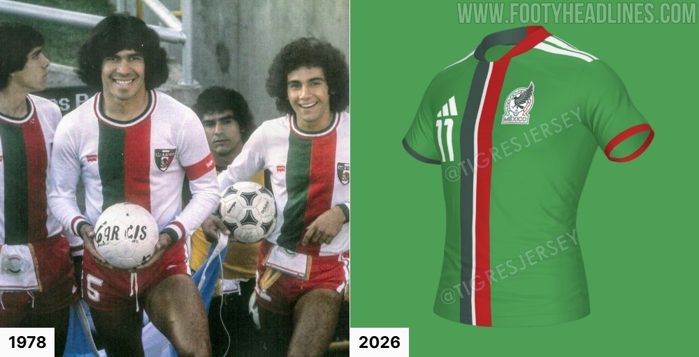 adidas Men's Mexico Authentic Home 2026 World Cup Jersey (Bold Green)