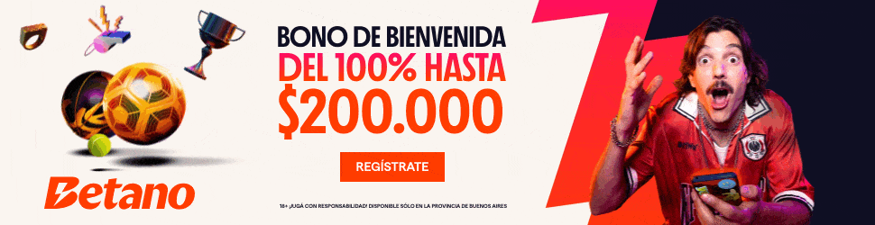 Registrarse en Betano y podrás optar a un bono de hasta $200.000.