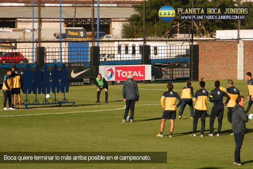 Entrenamiento Boca